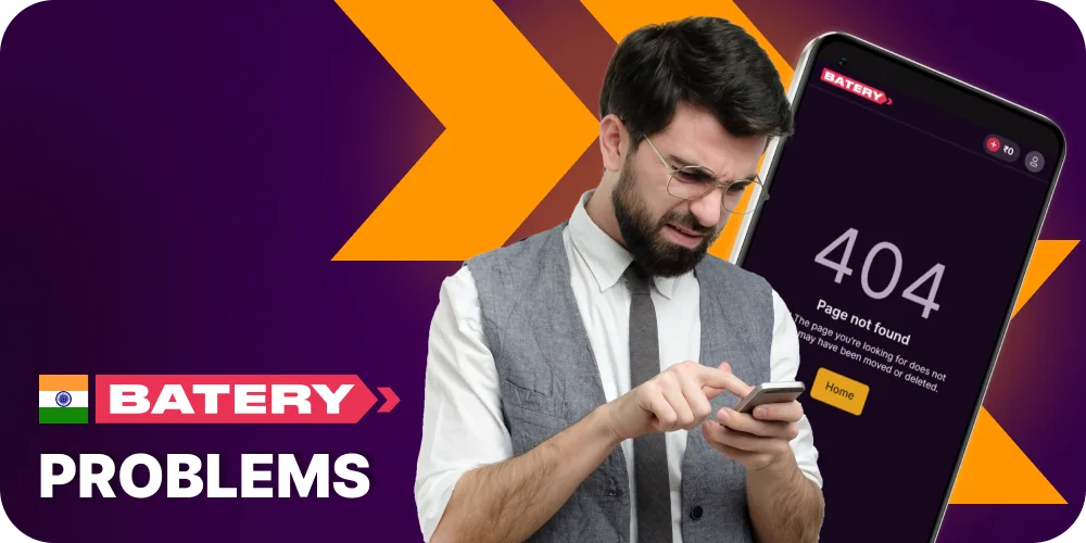 What problems can occur while depositing at Batery